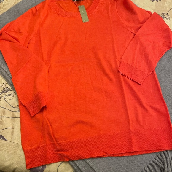 J. Crew Bold orange Sweater - Picture 3 of 6